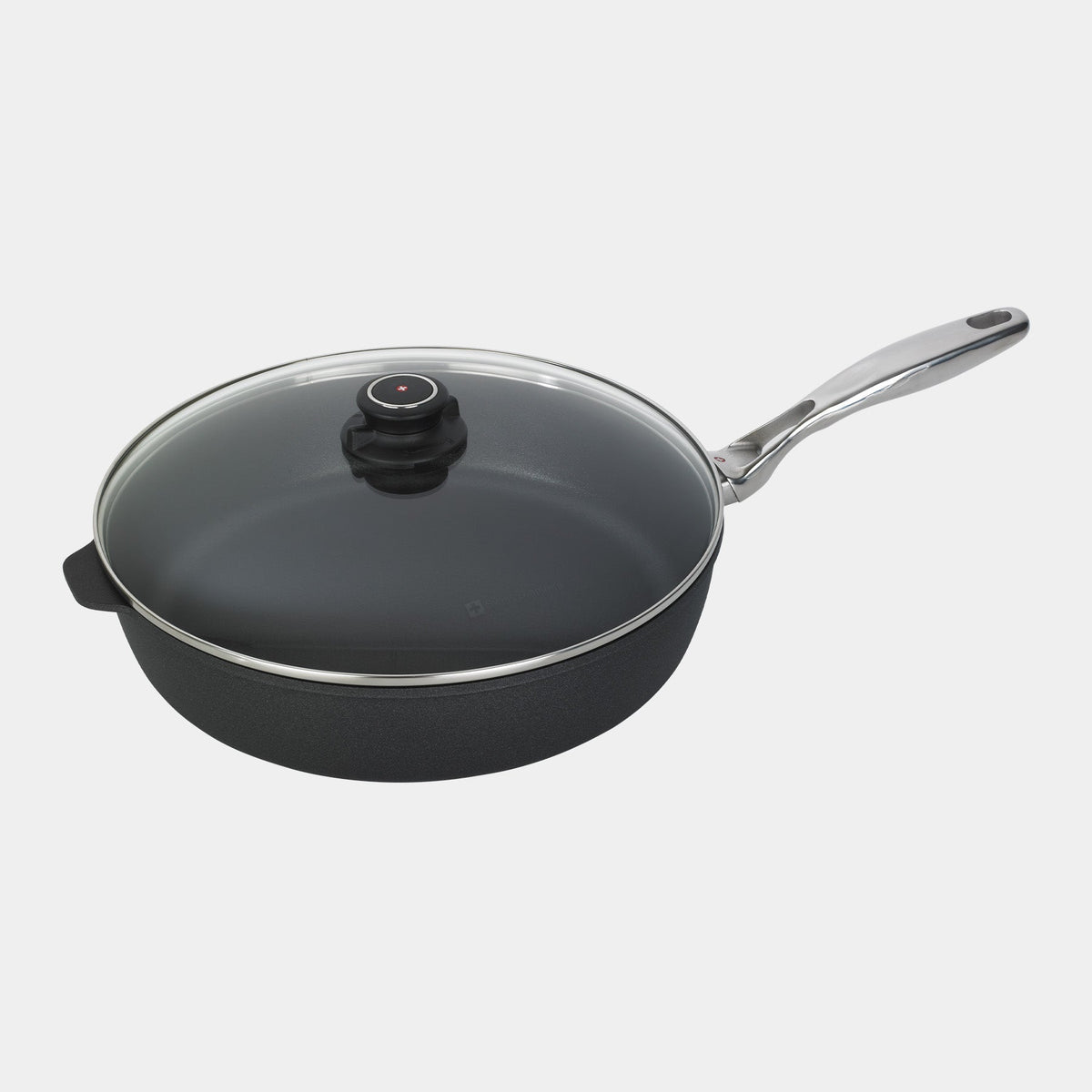 Swiss Diamond XD Nonstick Saute Pan with Glass Lid - Induction — 5.8 qt