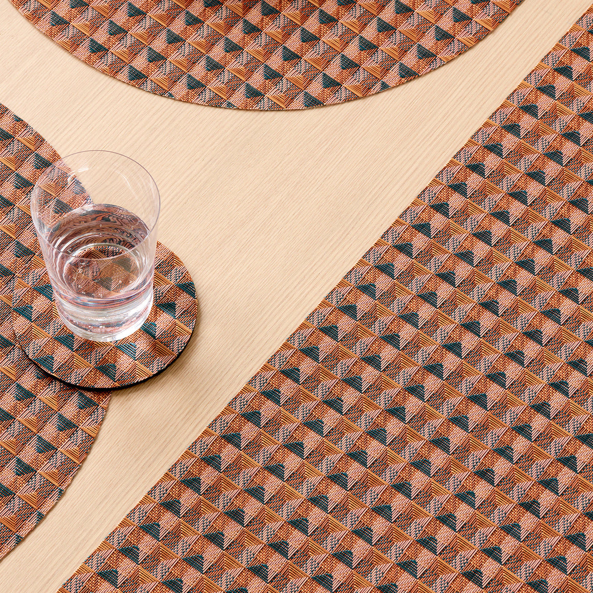 Crane Placemats - Raspberry