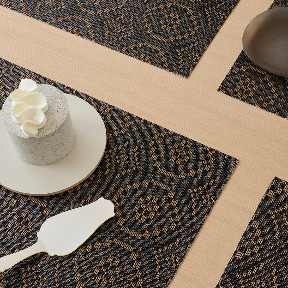 Overshot Placemats - Tiger Eye