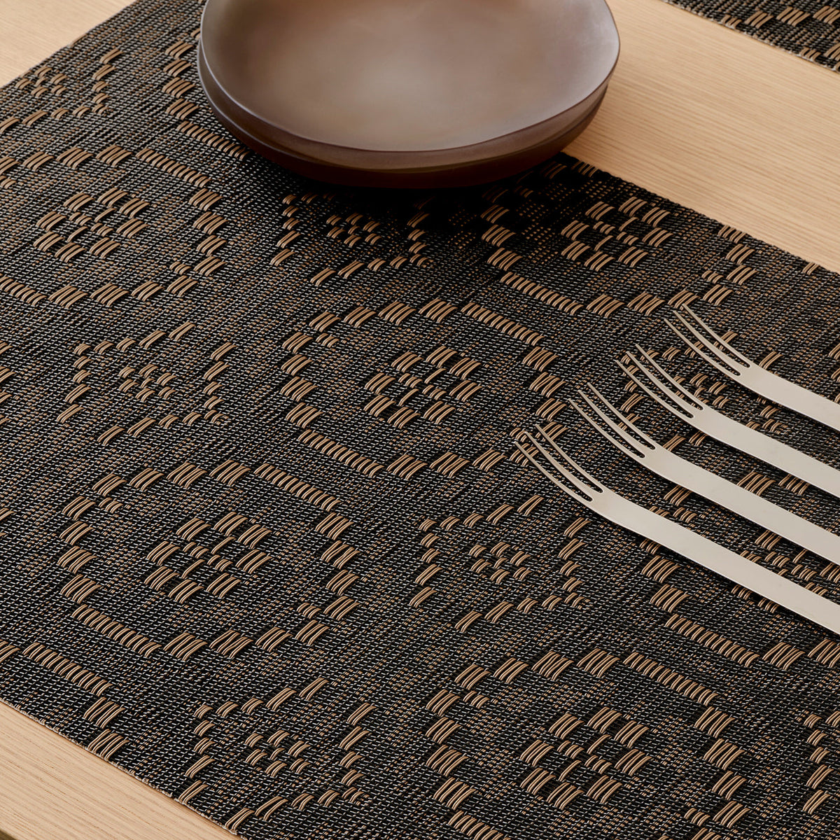Overshot Placemat Samples - Tiger Eye