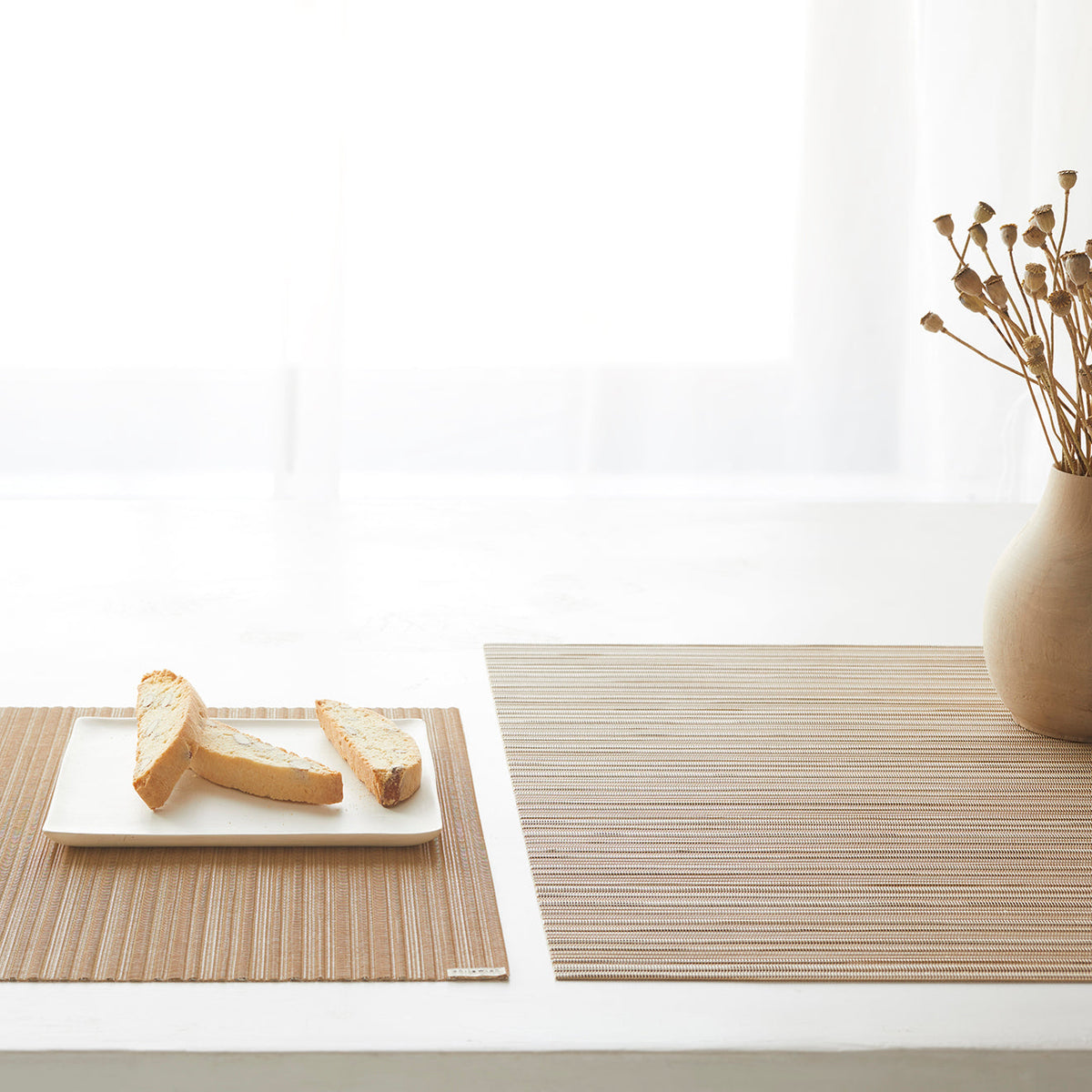 Rib Weave Placemats - Butterscotch