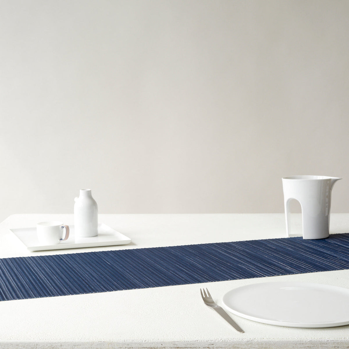 Rib Weave Table Runners - Indigo