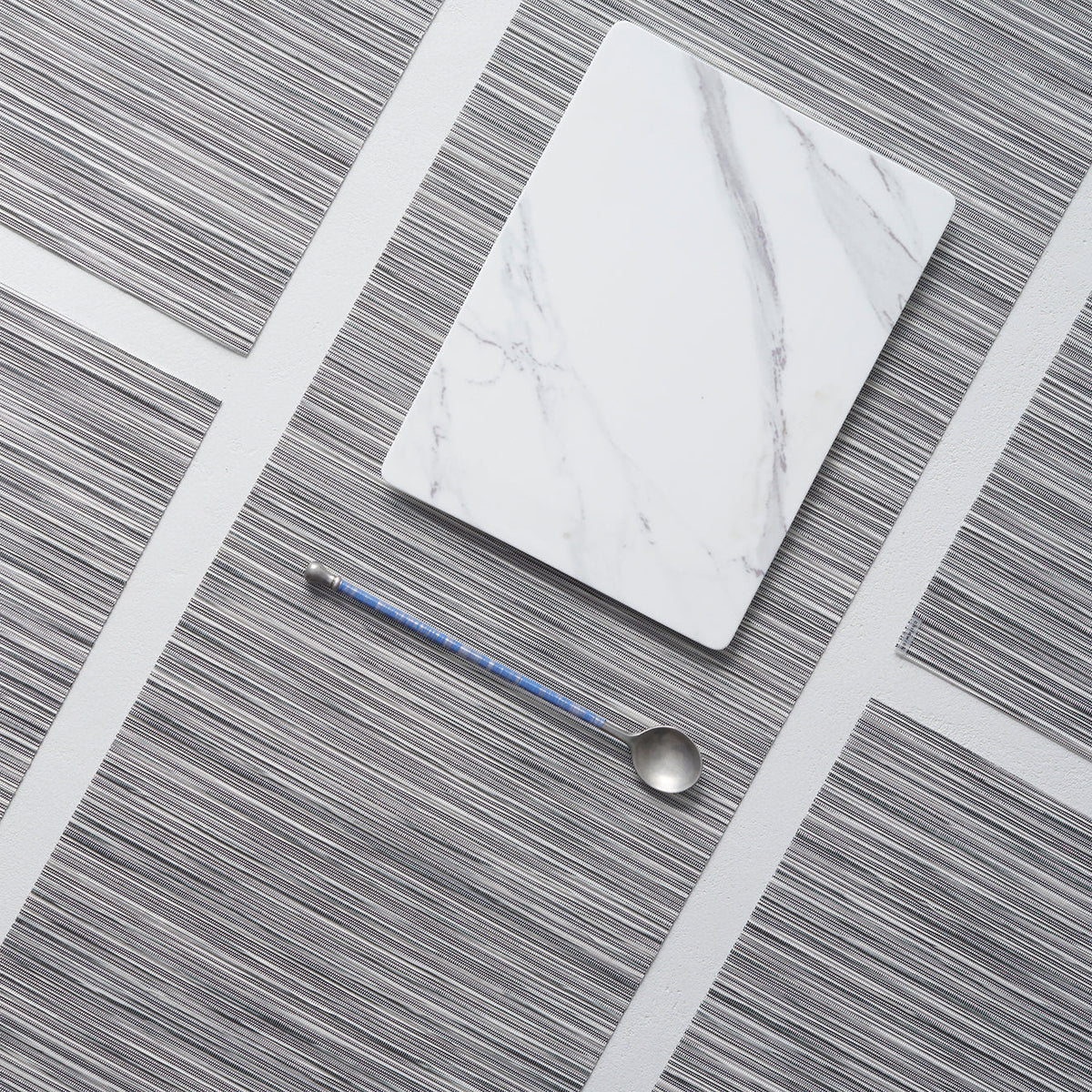 Rib Weave Placemats - Pearl