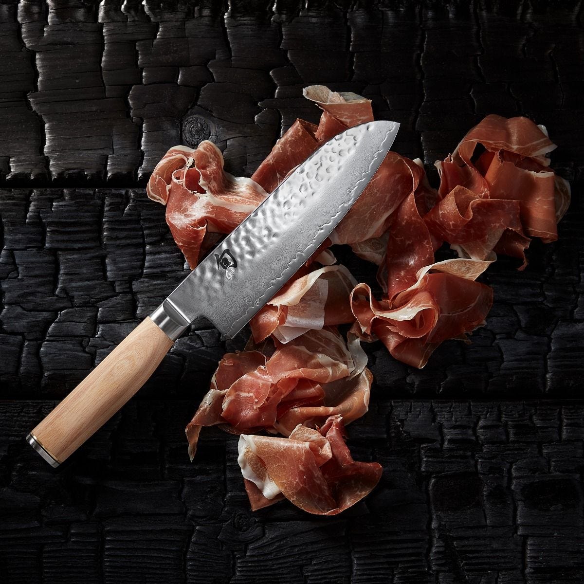 Shun Premier Blonde 7" Santoku — Blonde