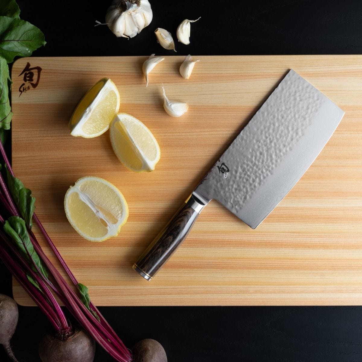 Shun Premier 7” Vegetable Cleaver — Walnut