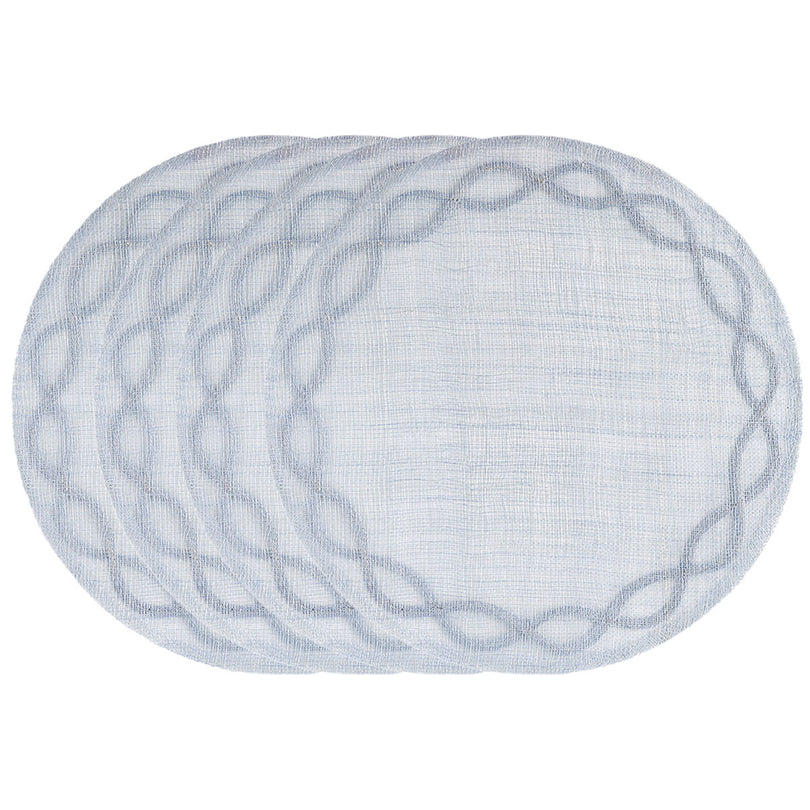 Tuileries Garden Placemat - Set of 4 Chambray