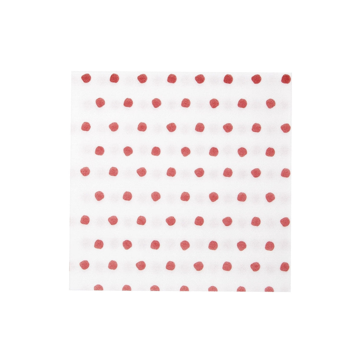 Papersoft Napkins Dot Dinner Napkins (Pack of 20) Red