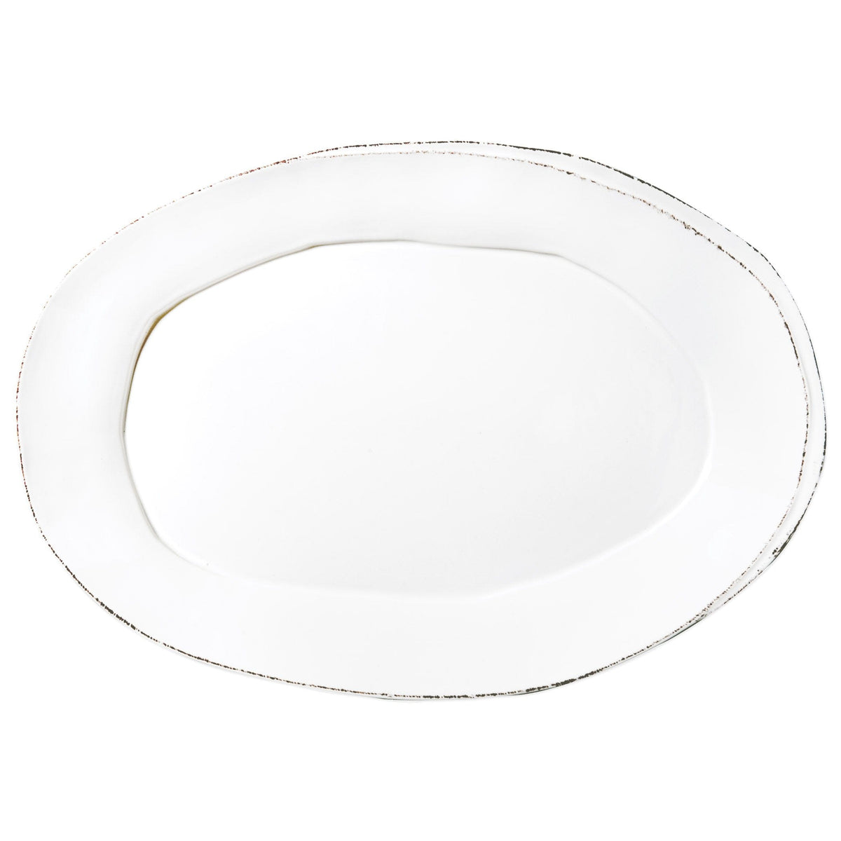 Lastra Oval Platter White