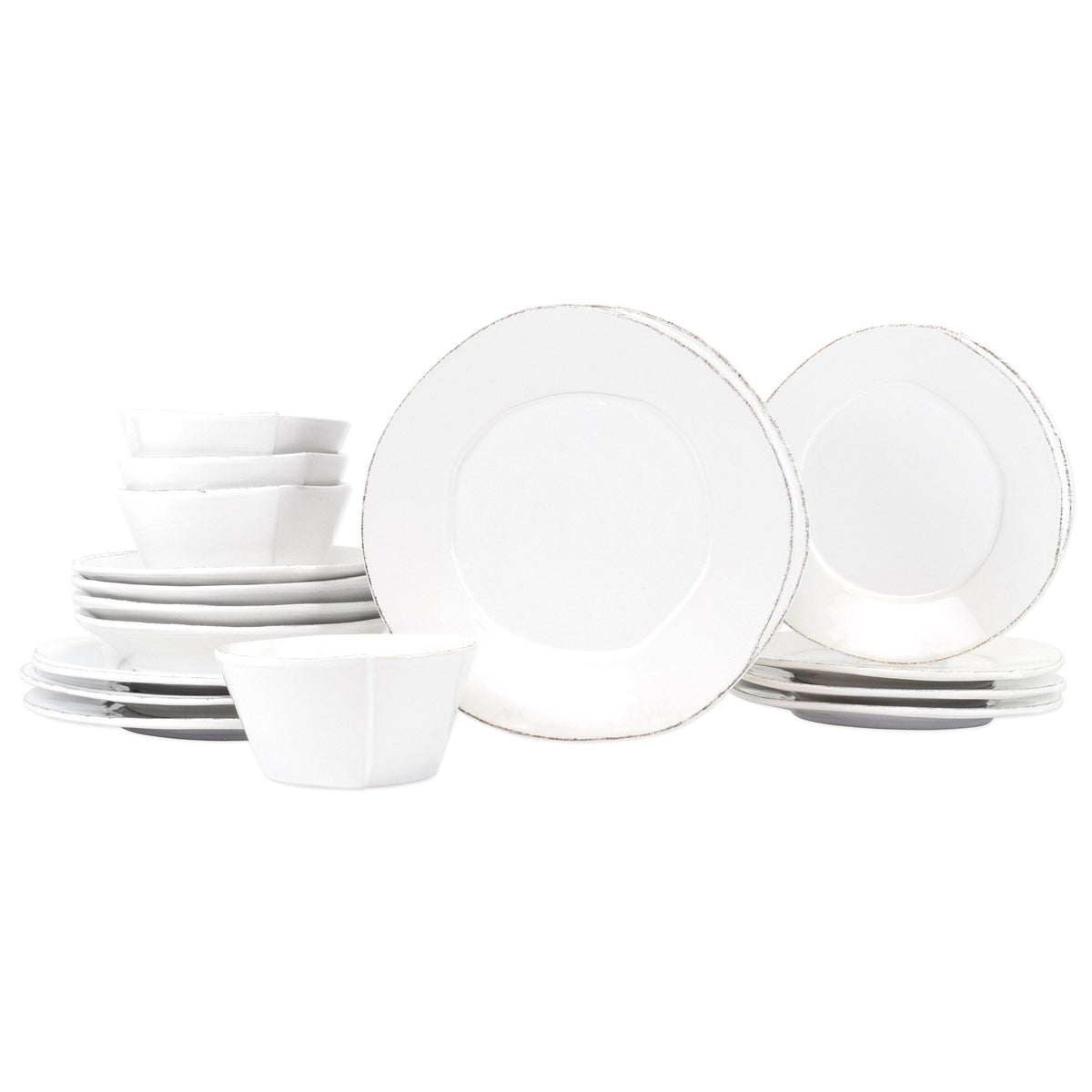 Lastra Sixteen-Piece Place Setting White