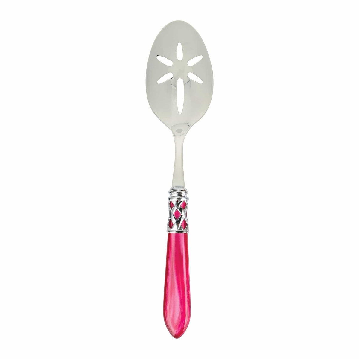 Aladdin Brilliant Slotted Serving Spoon Raspberry