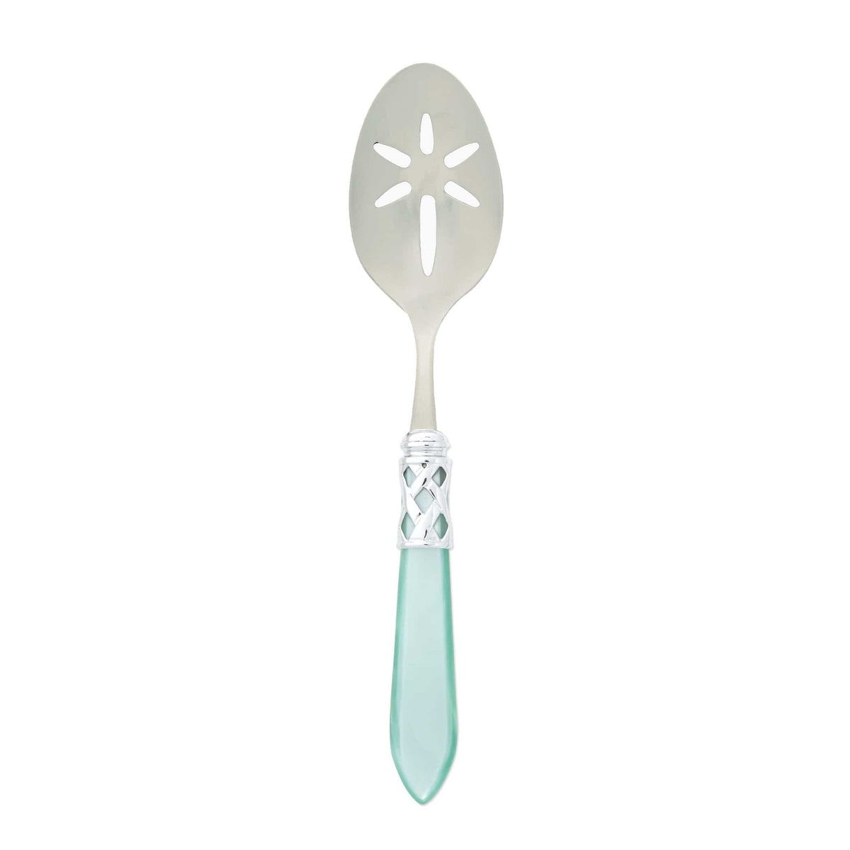 Aladdin Brilliant Slotted Serving Spoon Aqua