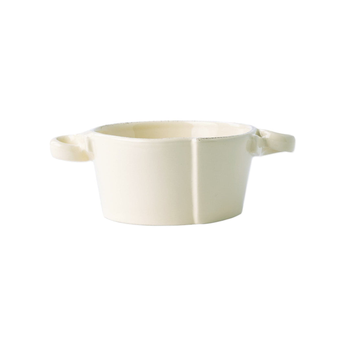Lastra Small Handled Bowl Linen