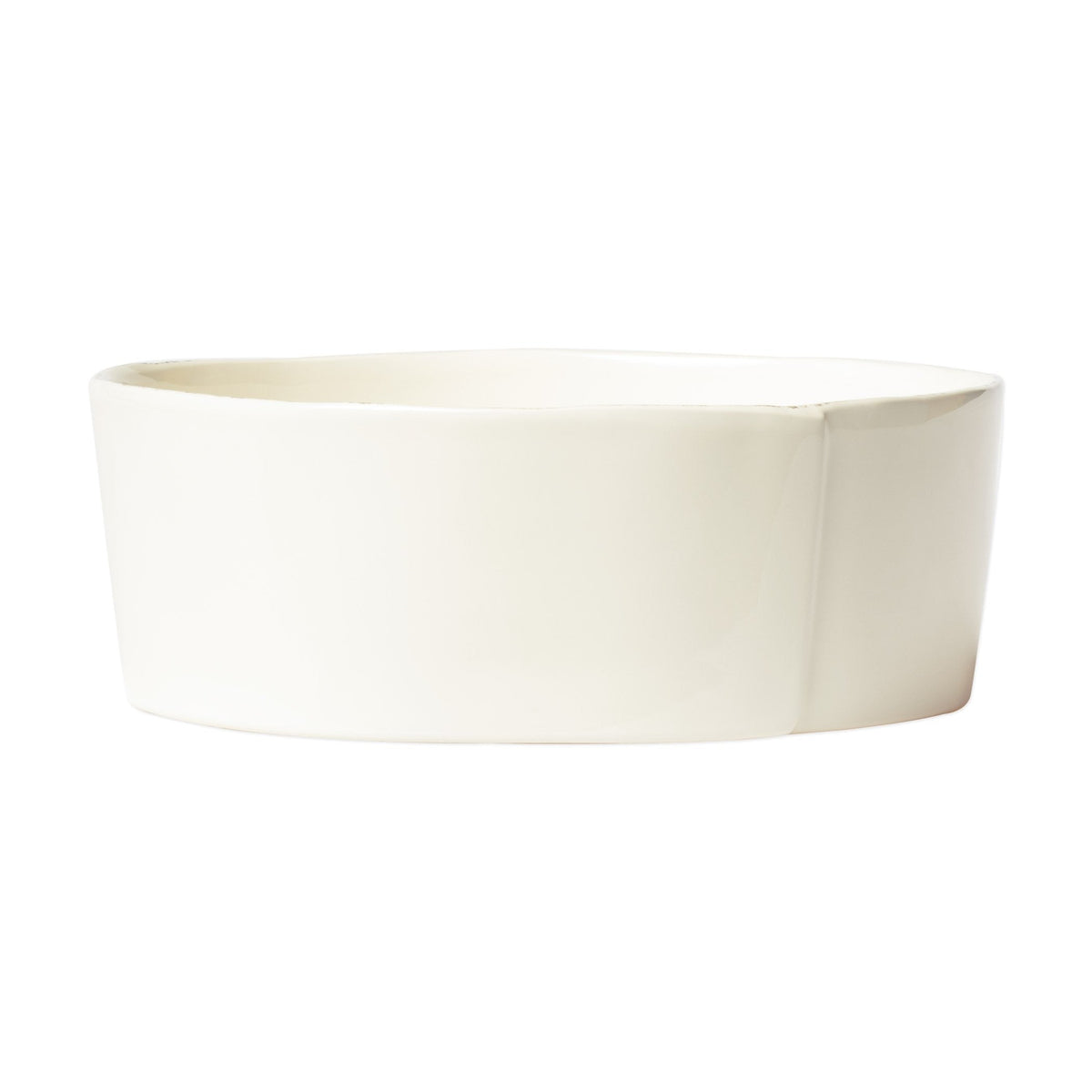 Lastra Large Serving Bowl Linen
