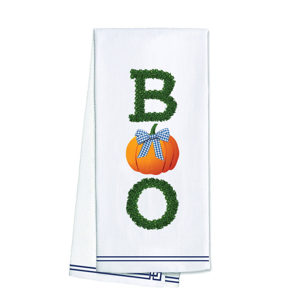 Cotton Tea Towel | BOO Boxwood