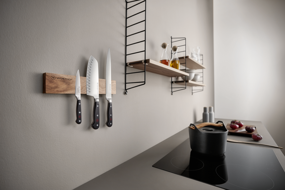 Wusthof 12" Wooden Magnetic Holder — Acacia