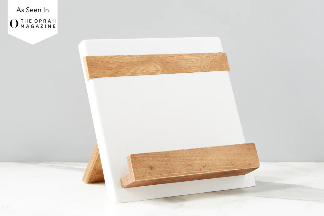 White Mod iPad and cookbook holder
