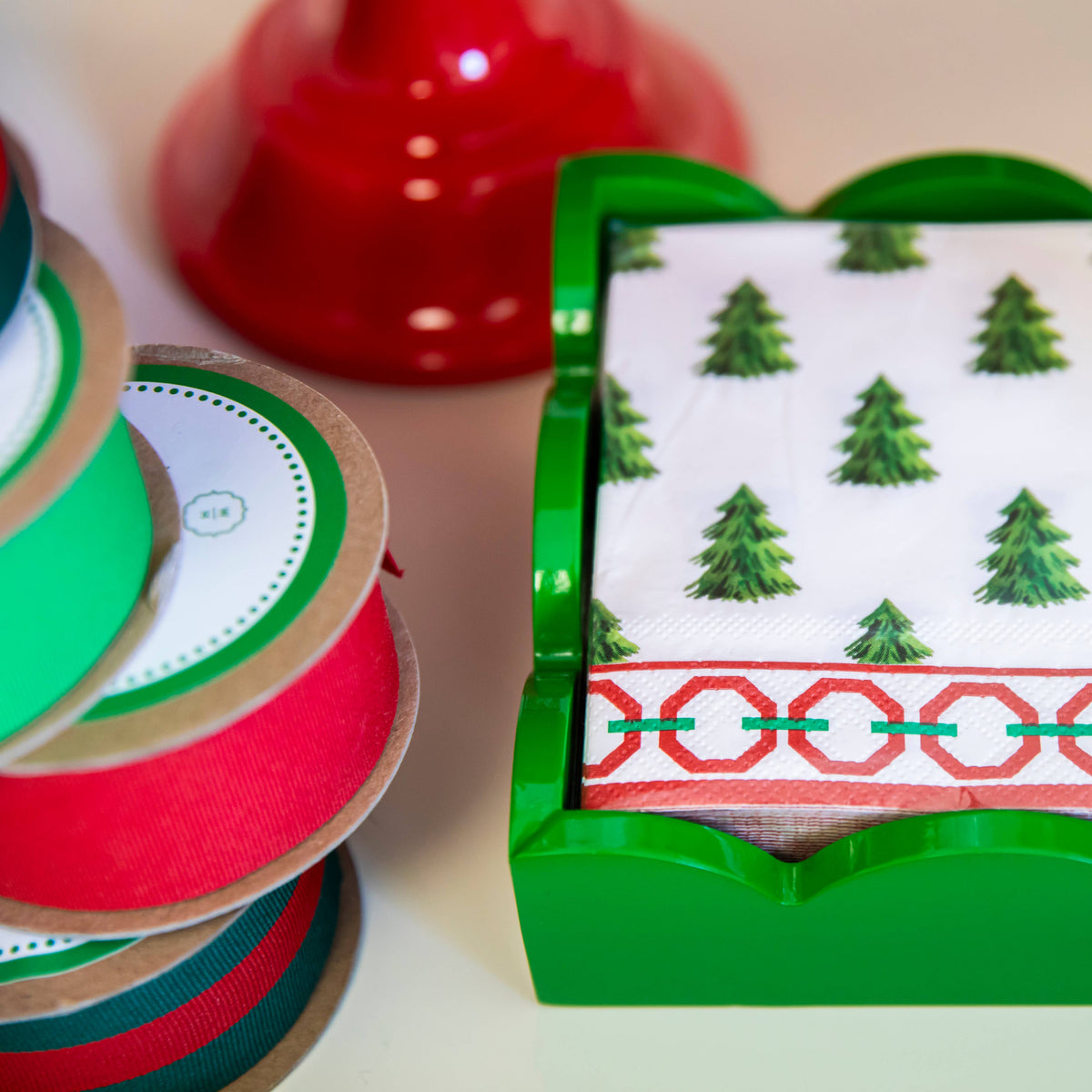 In Stock WH Paper Cocktail Napkins | Christmas Tree Farm