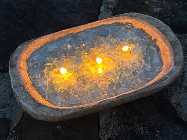 "FIRE BOWL" Dough Bowl Soy Candle (Various Colors/Scents)