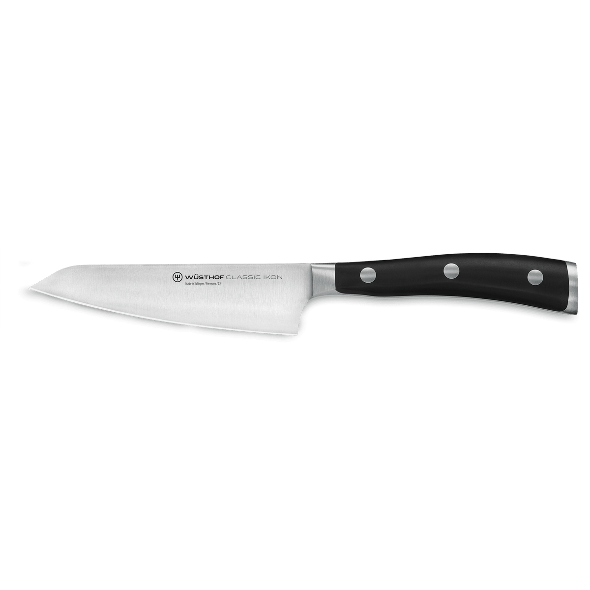 Wusthof Classic Ikon 4 1/2" Asian Utility Knife — Black