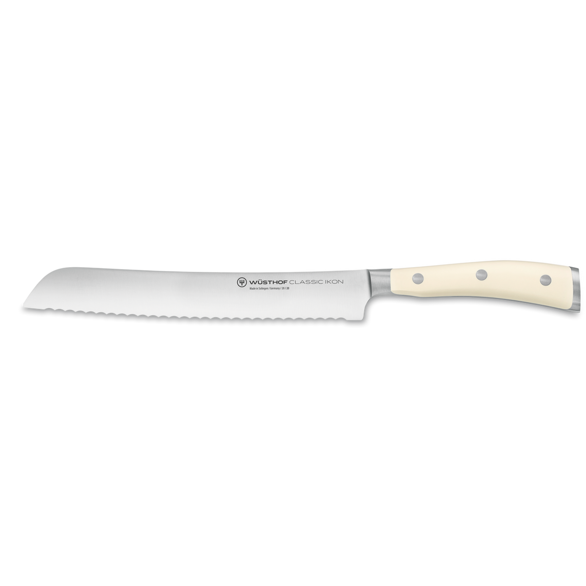 Wusthof Classic Ikon 8" Bread Knife — Black