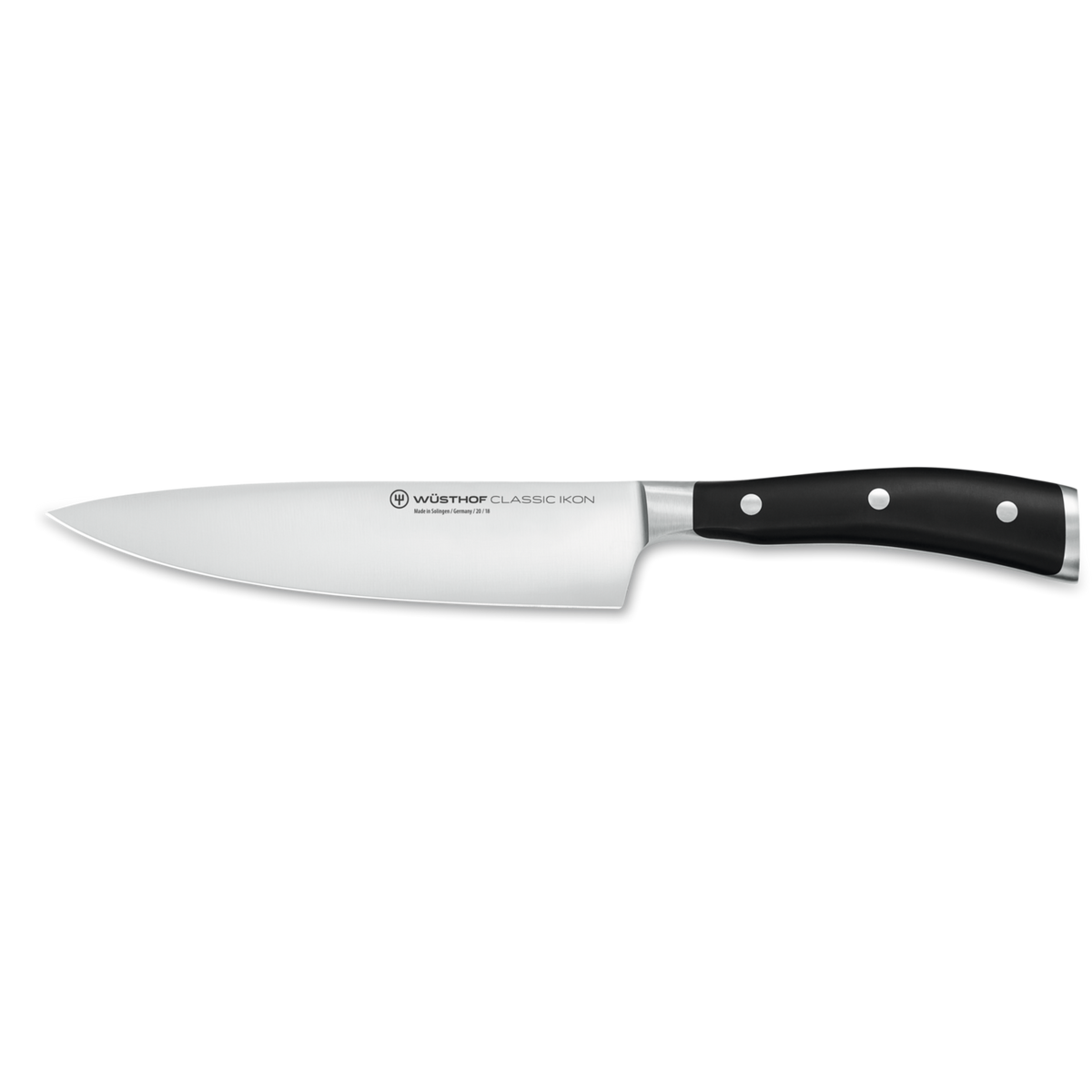 Wusthof Classic Ikon 7" Chef's Knife — Black