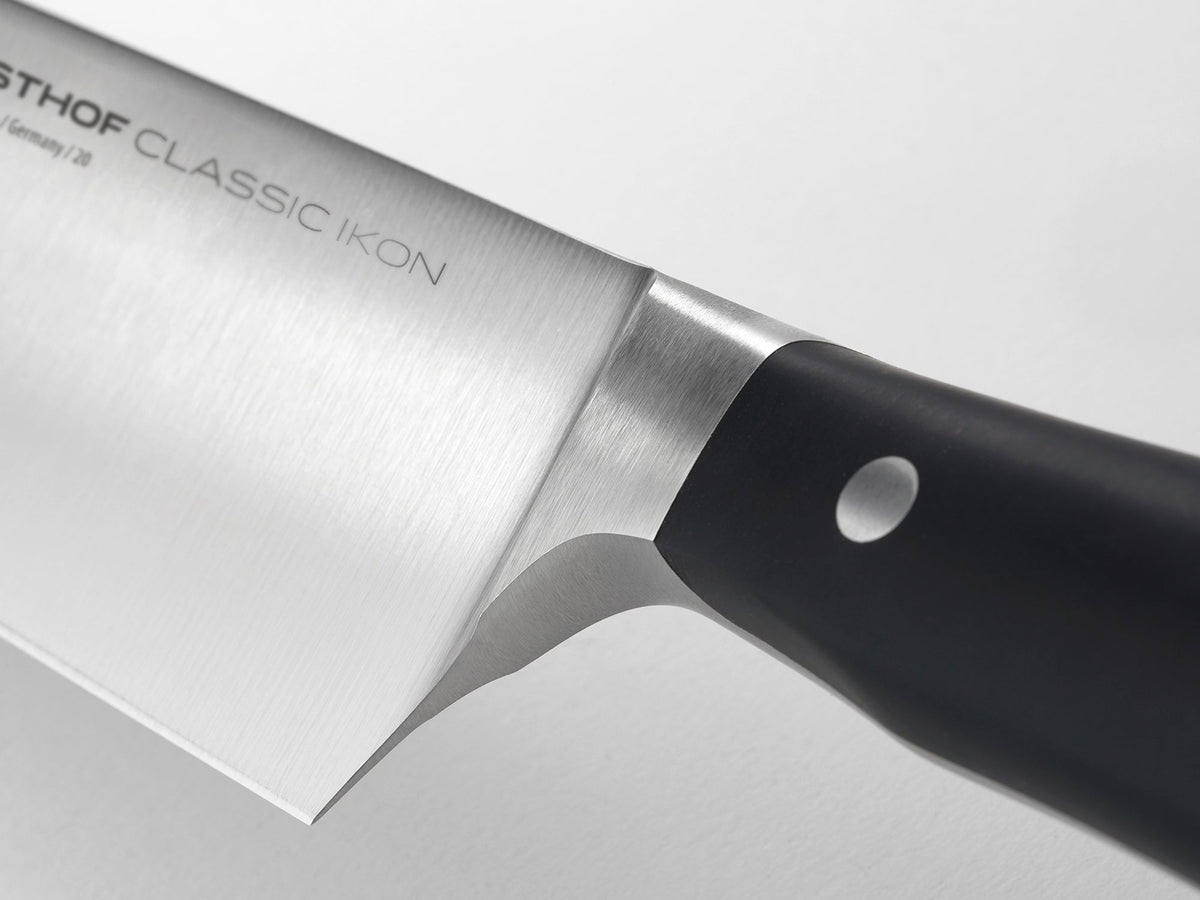 Wusthof Classic Ikon 2-Piece Santoku Set — Black