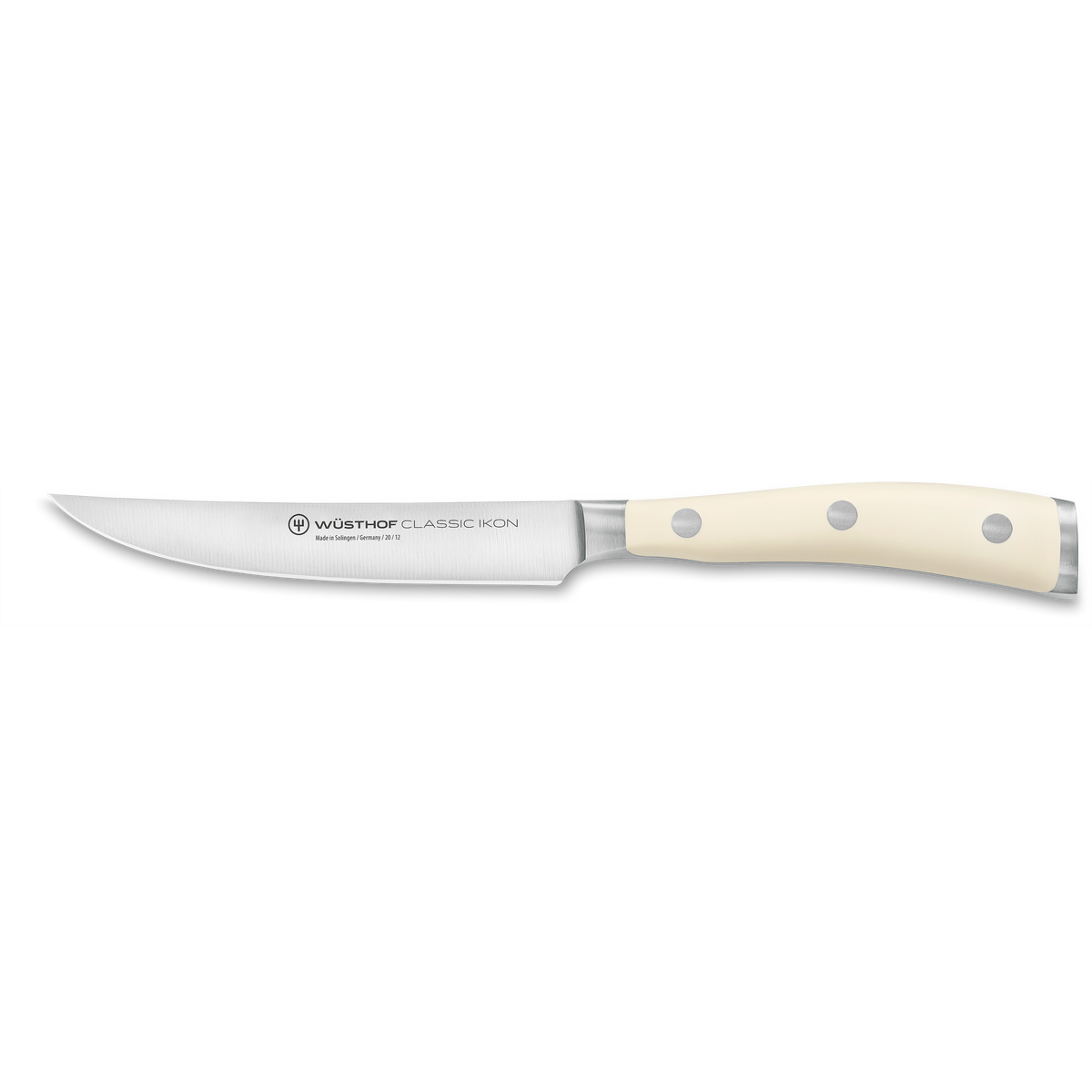 Wusthof Classic Ikon 4 1/2" Steak Knife — Black