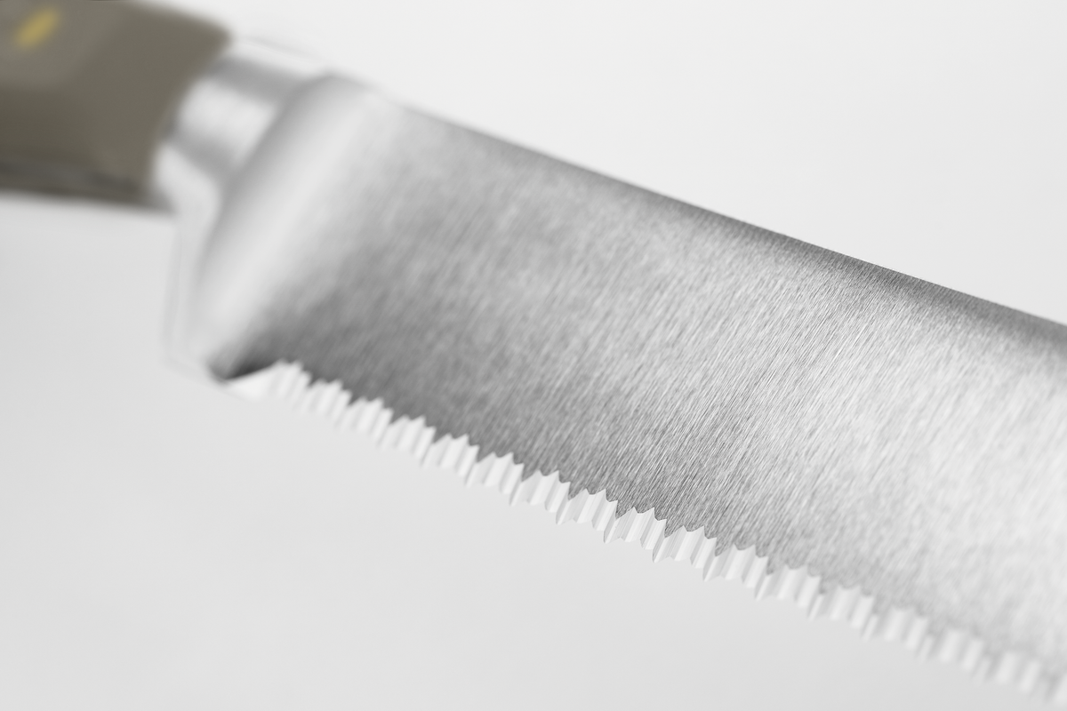 Wusthof Classic 9" Precision Double-Serrated Bread Knife — Black