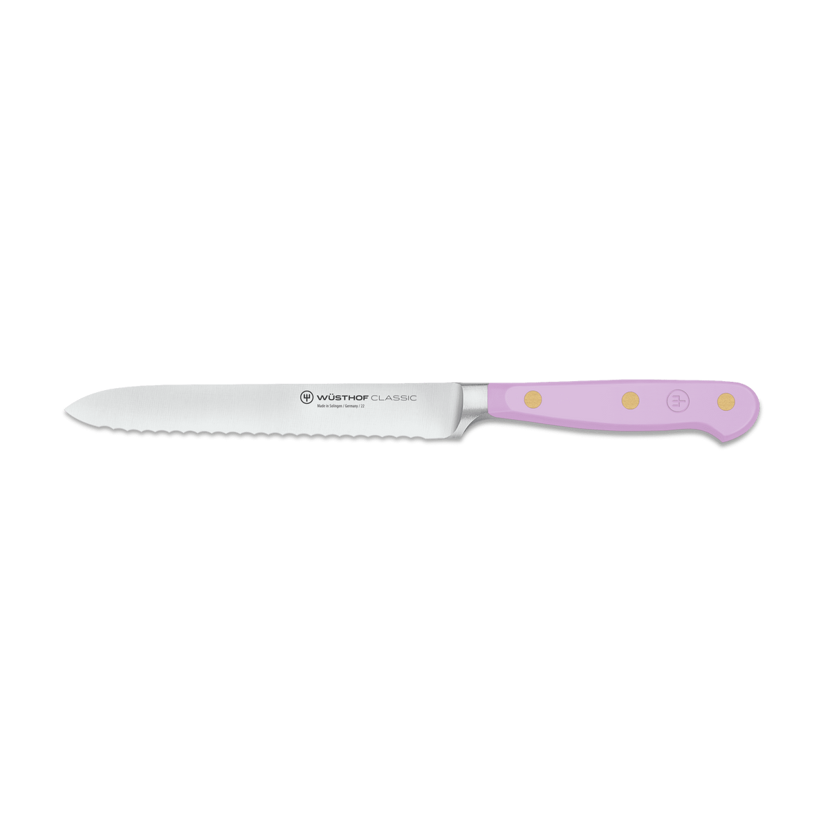Wusthof Classic 5" Serrated Utility Knife — Black