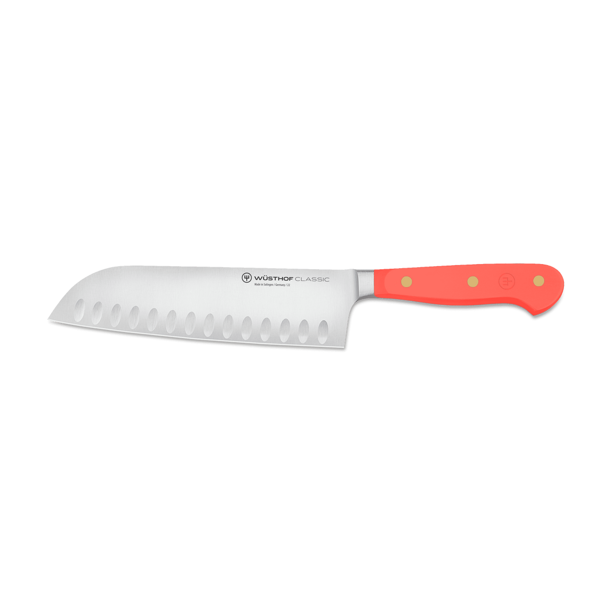 Wusthof Classic 7" Hollow Edge Santoku — Black