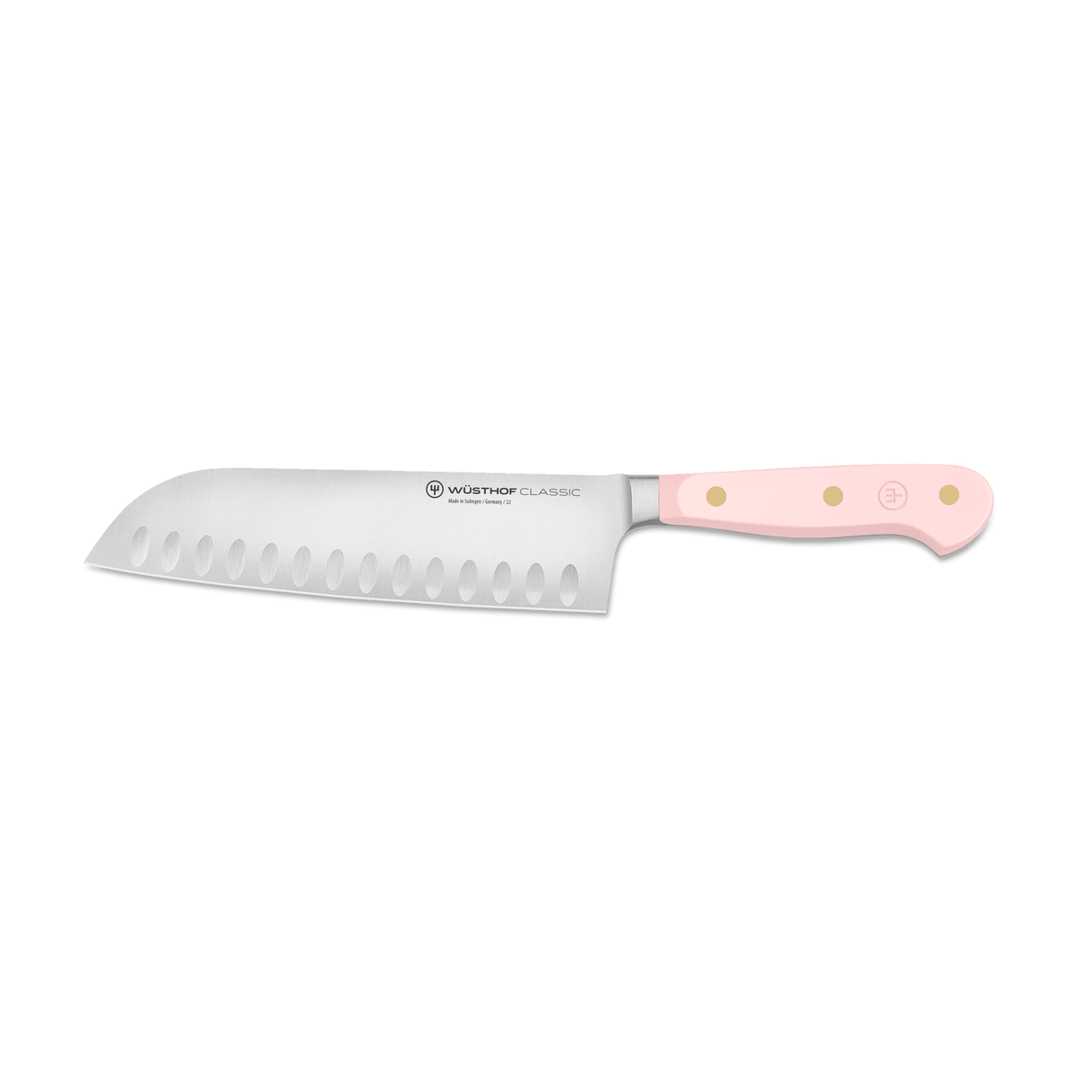 Wusthof Classic 7" Hollow Edge Santoku — Black