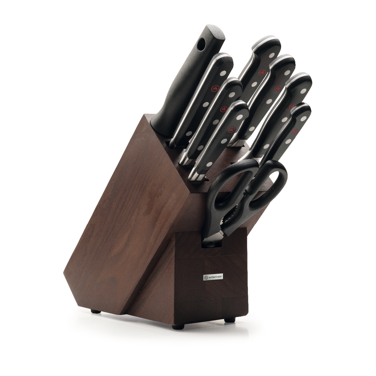 Wusthof Classic 10-Piece Knife Block Set — Beech
