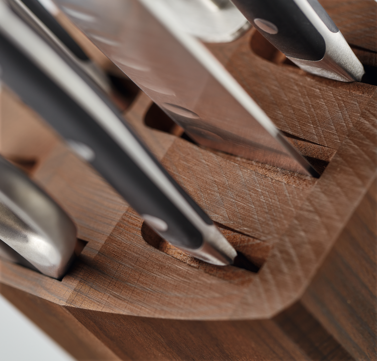Wusthof Classic Ikon 9-Piece Knife Block Set — Black