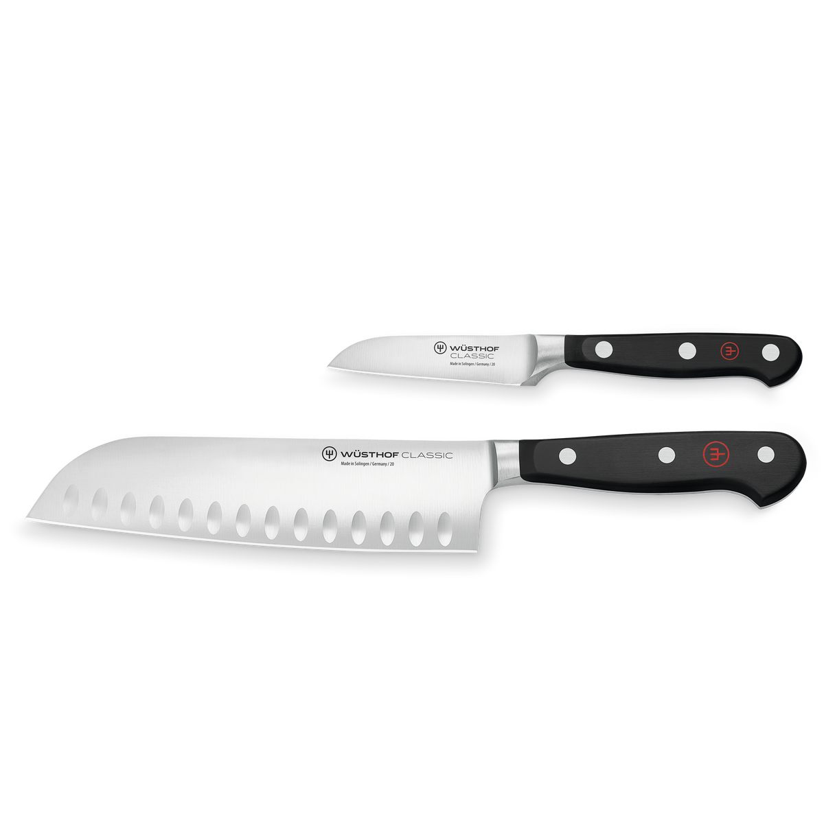 Wusthof Classic 2-Piece Asian Cook's Set — Black