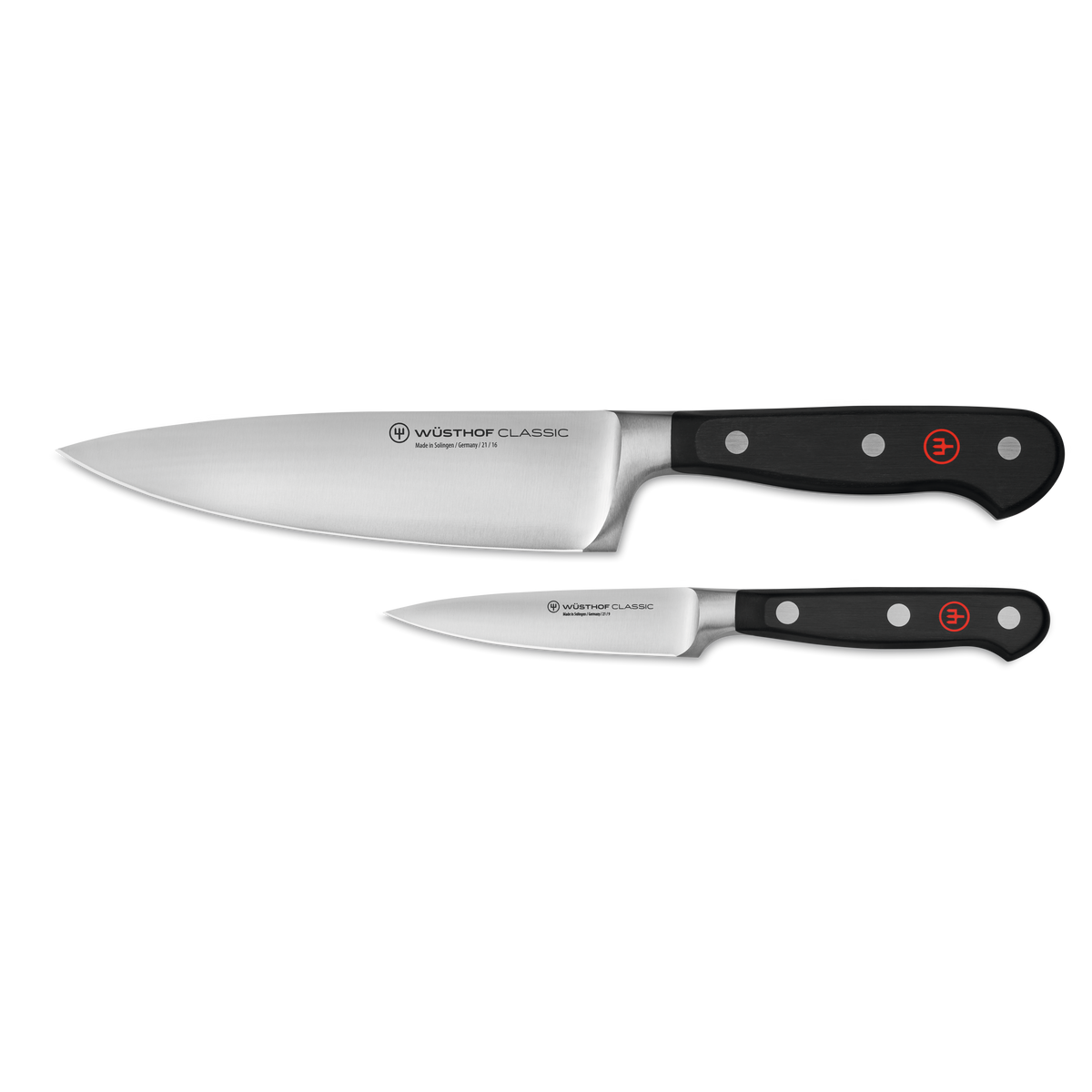 Wusthof Classic 2-Piece Prep Set — Black
