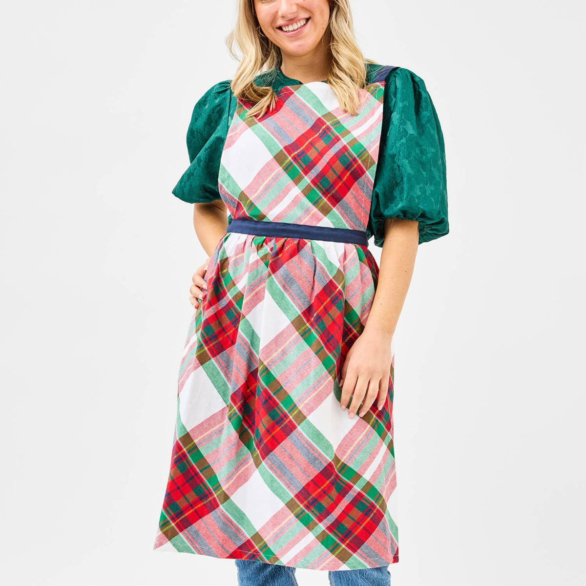 Apron Adult Holiday Plaid