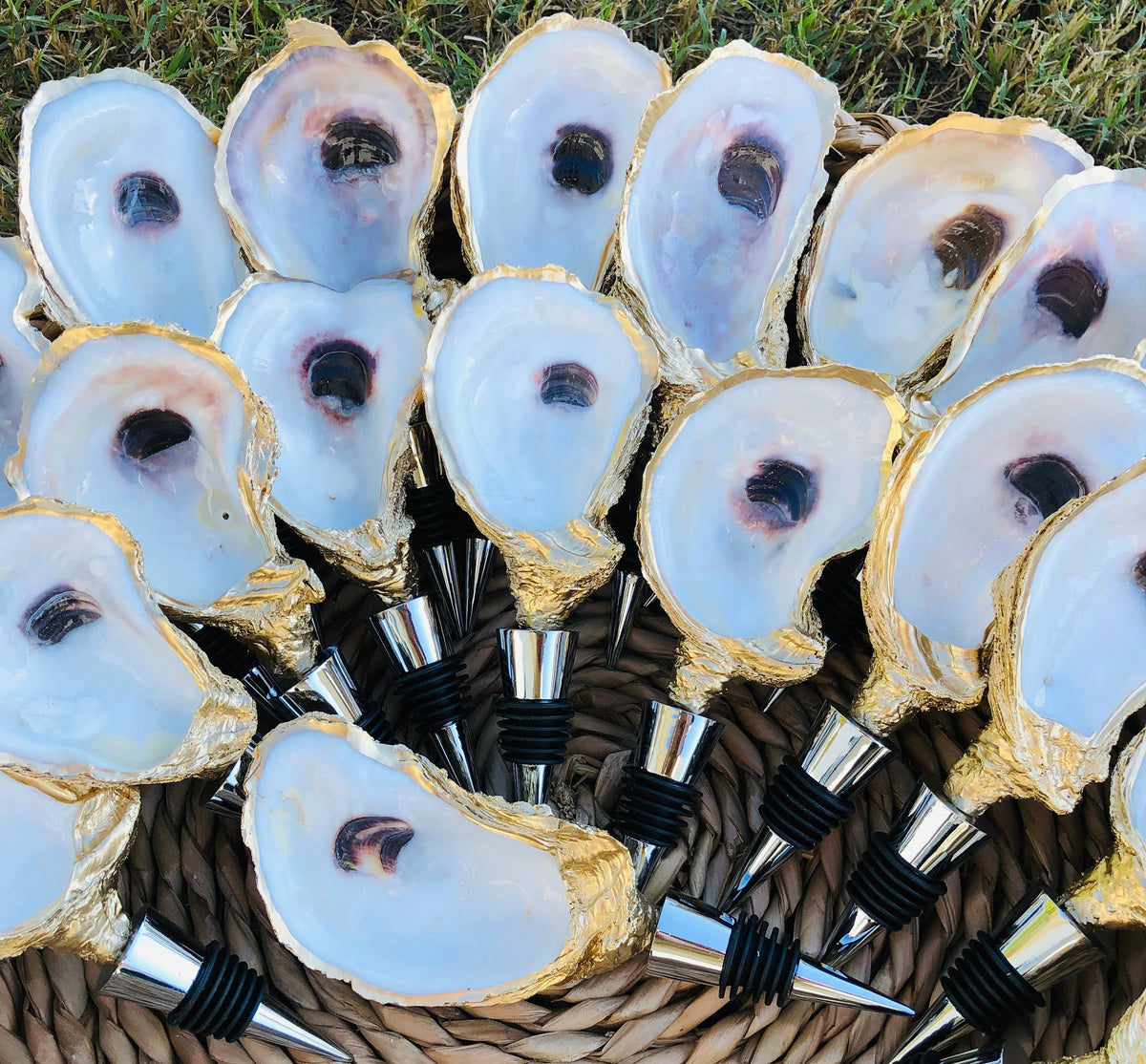 Oyster Shell Wine Stopper
