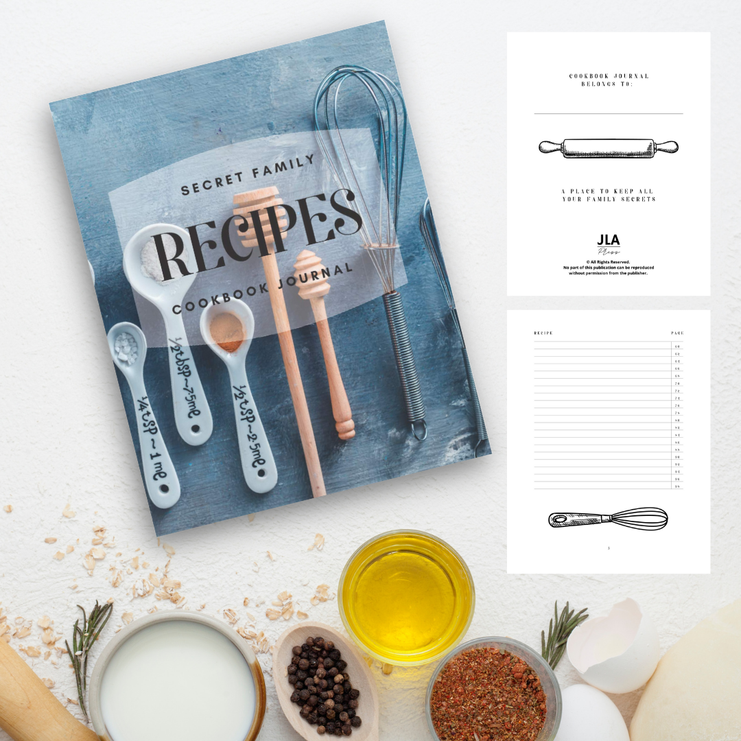 Secret Family Recipes Cookbook Journal
