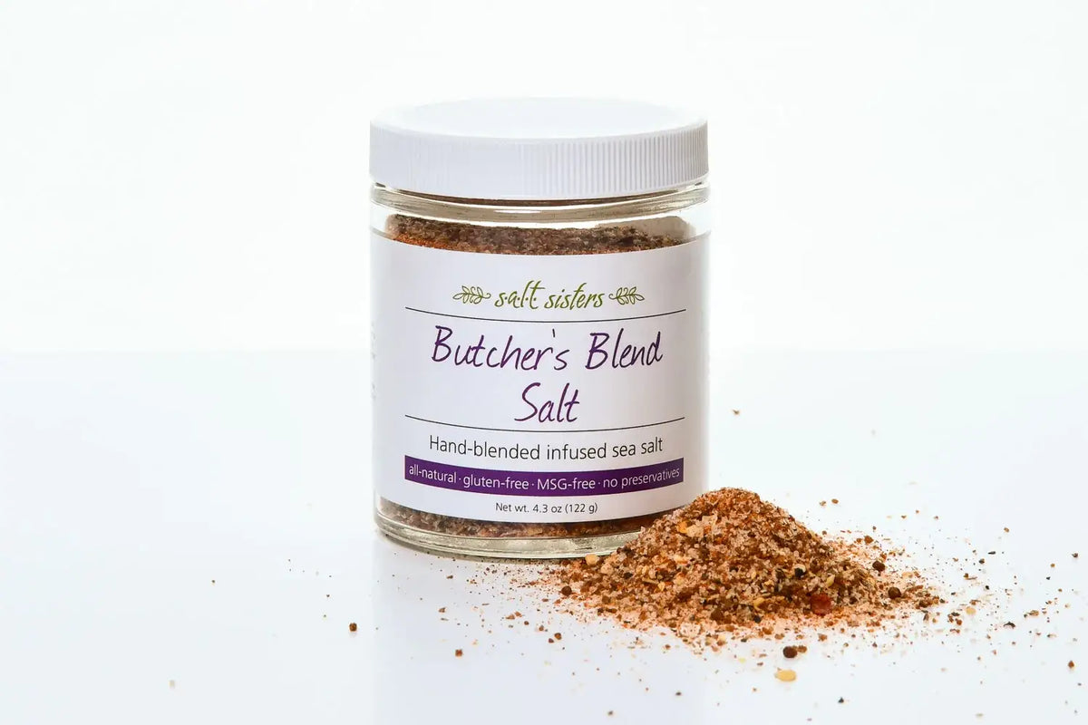Hand-Blended Infused Sea Salt - Butcher's Blend - 4 oz