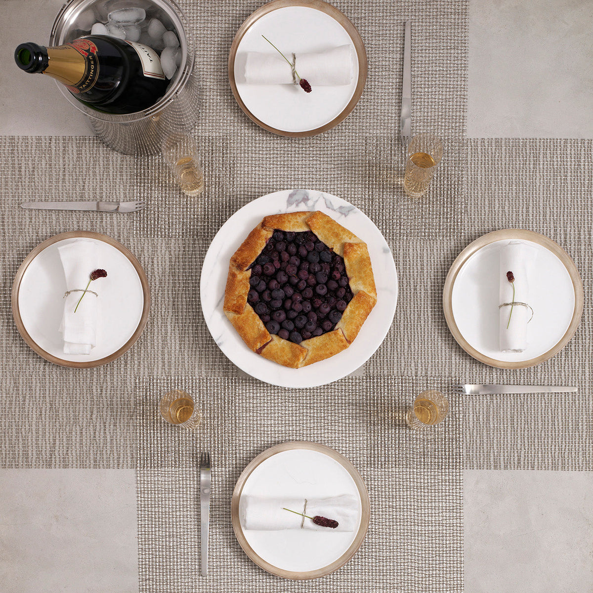Lattice Placemats - Silver