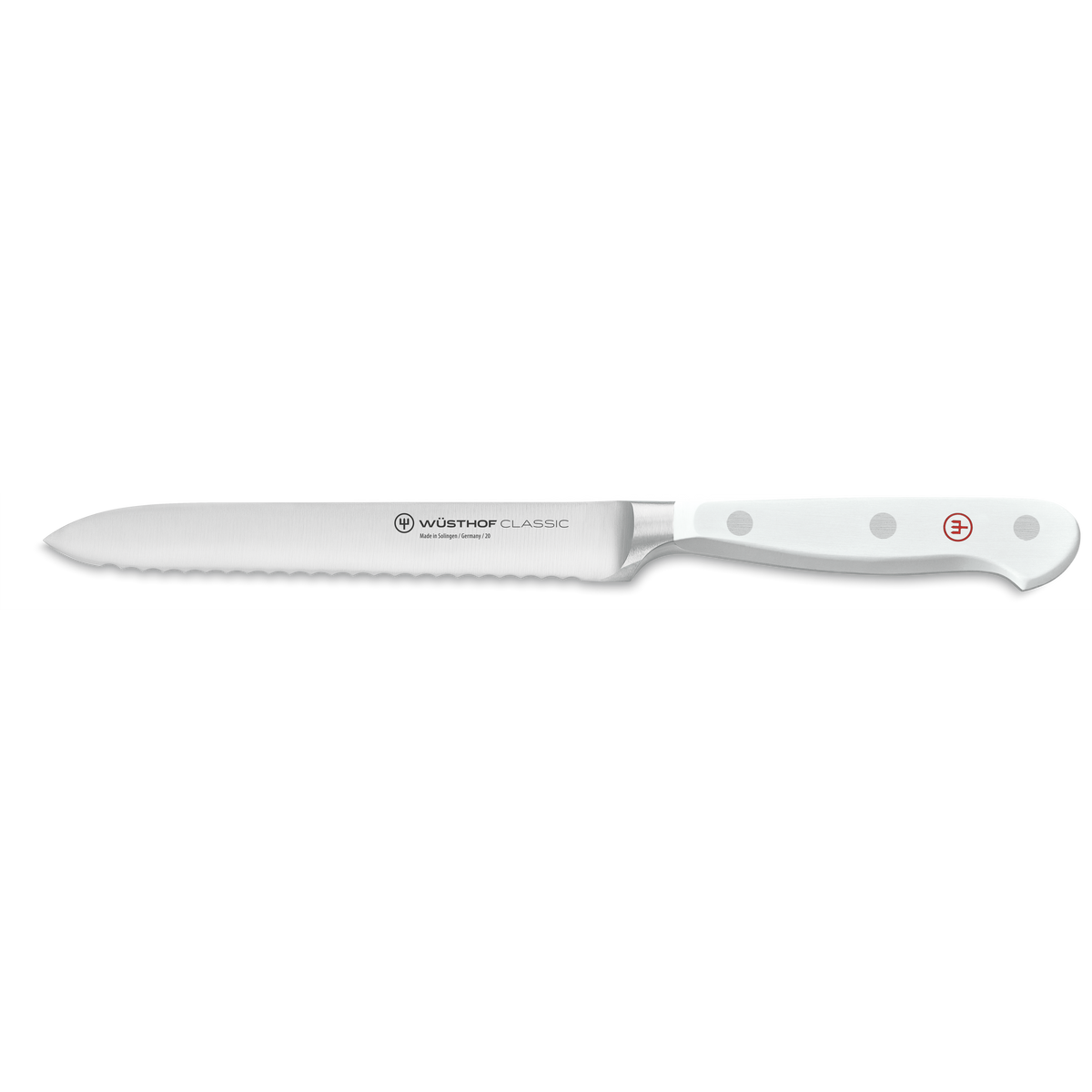 Wusthof Classic 7-Piece Knife Block Set with Santoku — Black