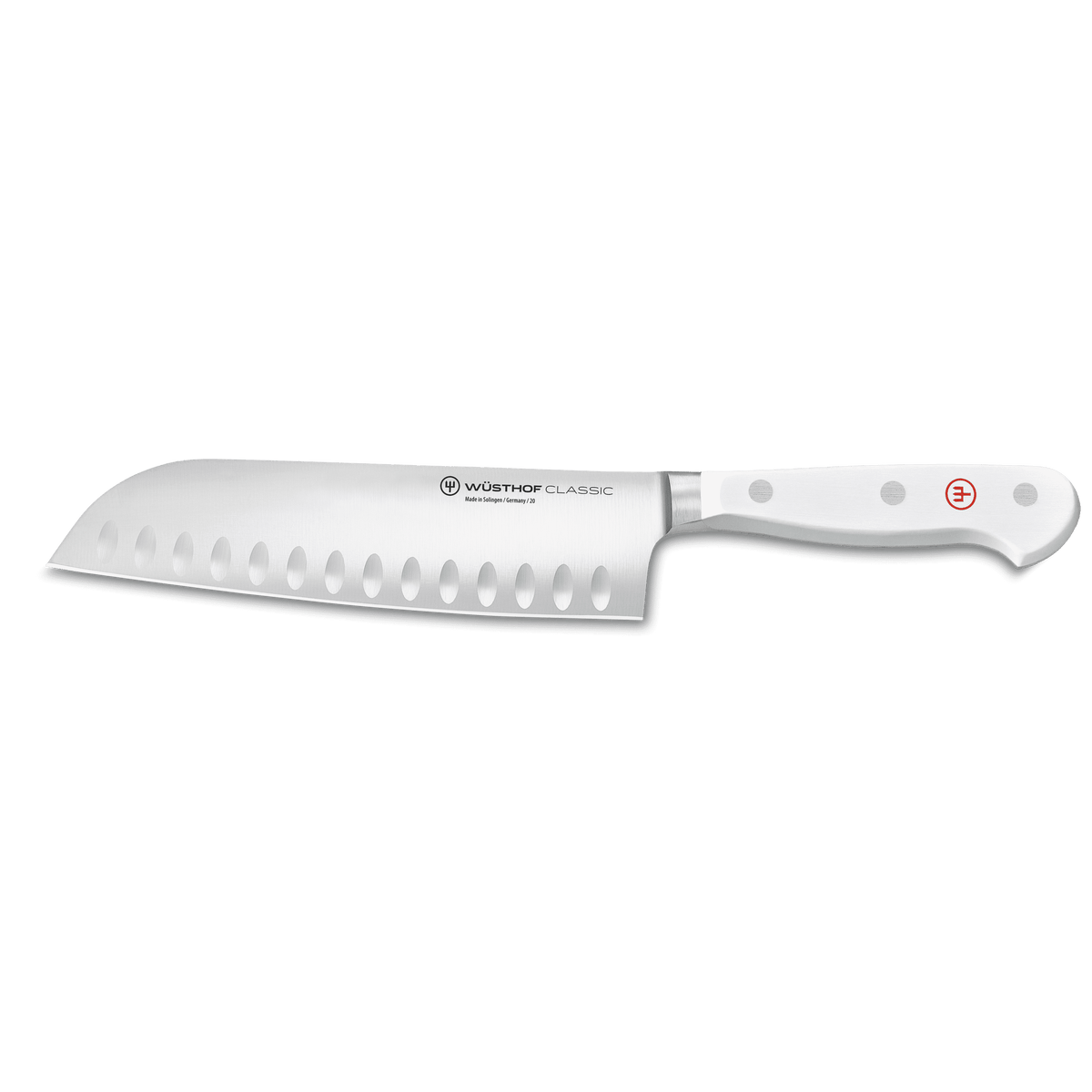 Wusthof Classic 7" Hollow Edge Santoku — Black
