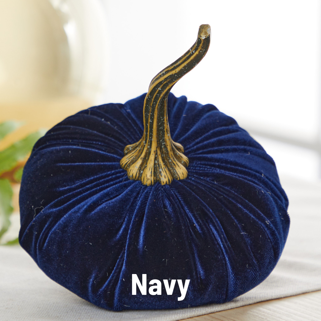 Pumpkin Large Velvet, Fall Mantel Decor, Halloween Table