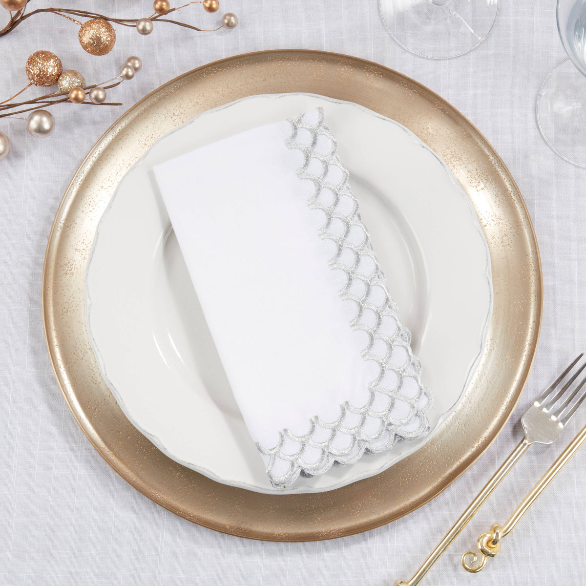 Scalloped Edge Napkin