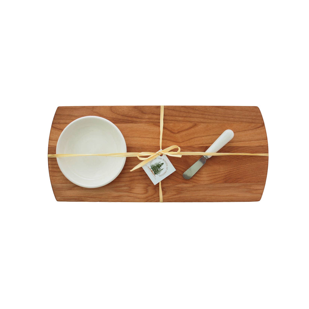 White Cheese Ball Serving Board