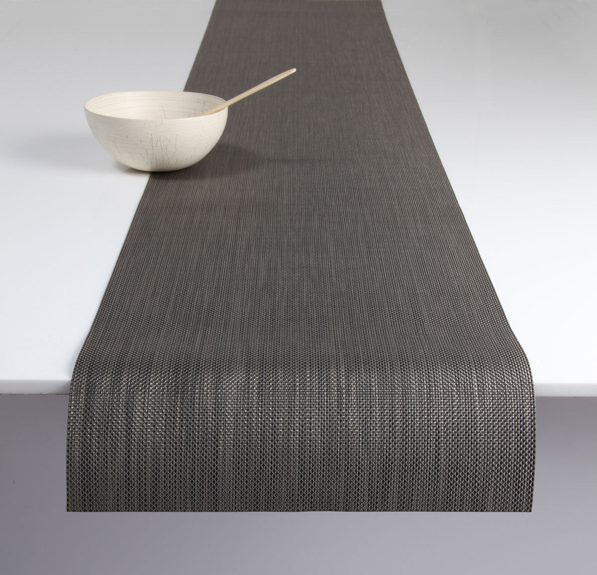 Mini Basketweave Table Runners - Light Grey