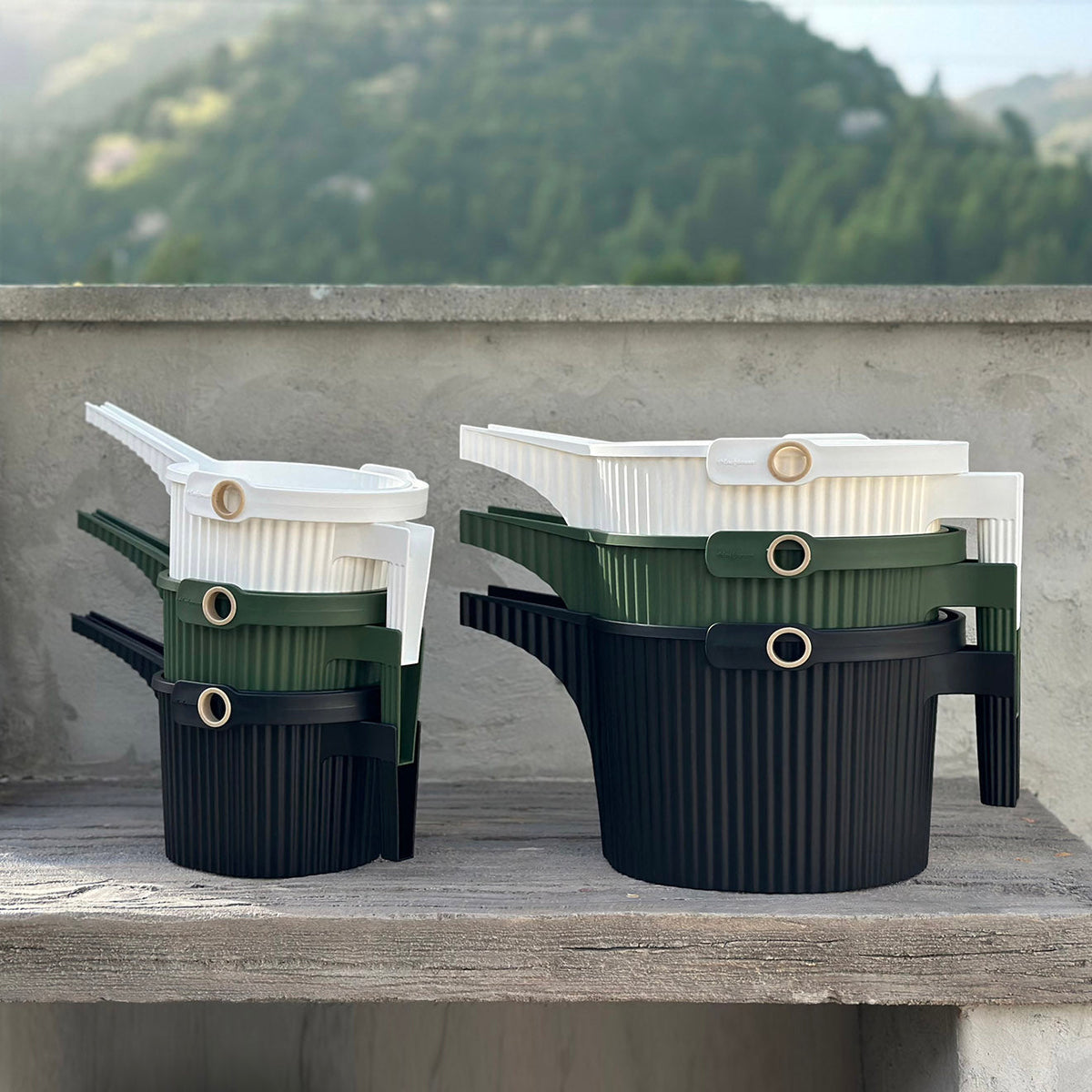 Hachiman Watering Cans - White