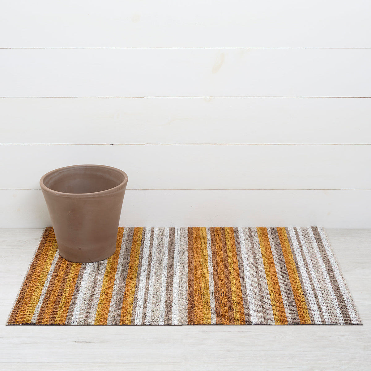 Horizon Stripe Shag Mats - Desert