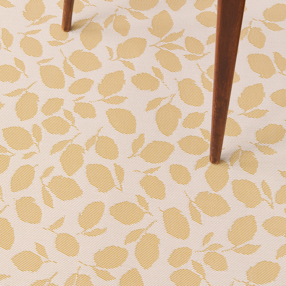 Lemon Leaves Rugs - Goldenrod
