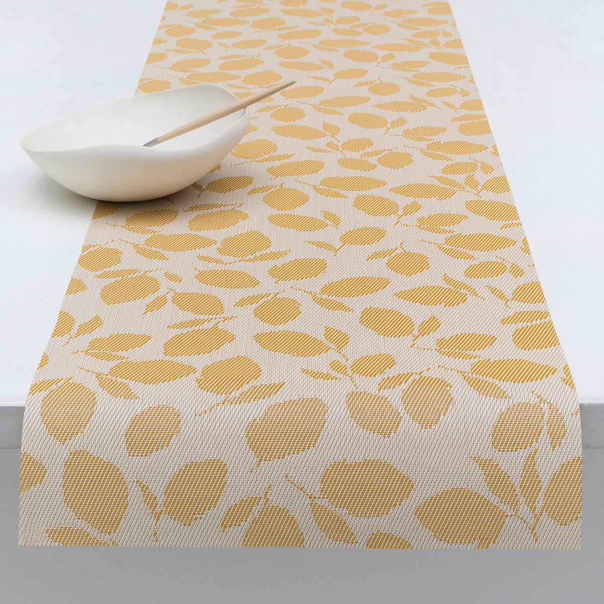 Lemon Leaves Table Runners - Goldenrod